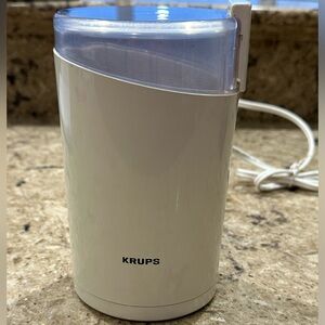 Krups White Coffee Grinder or spice mill